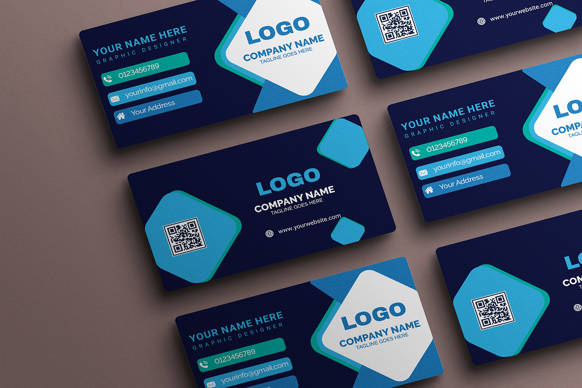Simple business card 2023, a Business Card Template by Vitoria's Collection (Photo 2 of 4)