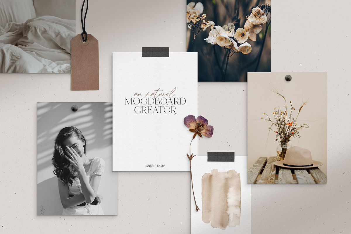 Moodboard mockup scene creator, a Product Mockup by Angele Kamp (Photo 4 of 8)