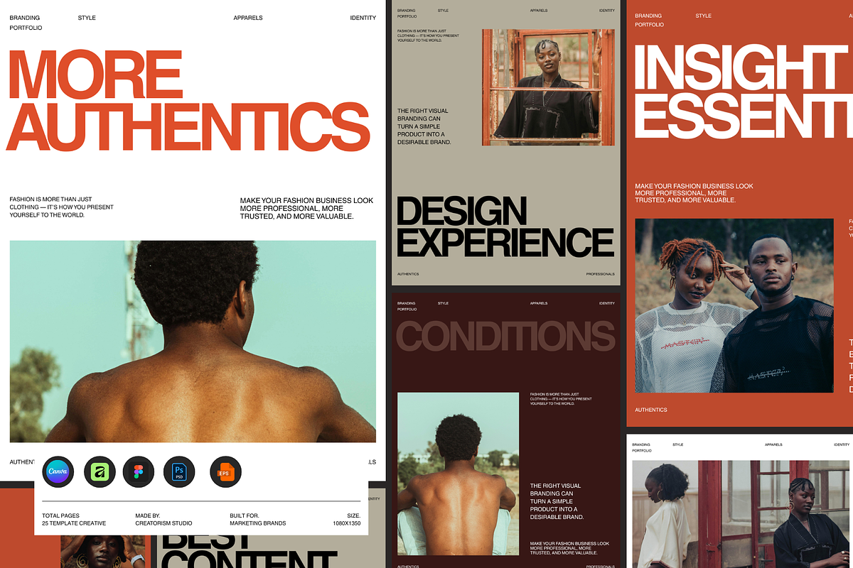 Brand Portfolio Social Media Bundles, a Social Media Template by Creatorism (Photo 1 of 8)