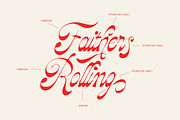 La Prambors | Retro Script, a Script Font by Jolicia Type (Thumbnail 3 of 15)