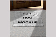 Square fur rug mockups., a Mockup by moqirynart (Thumbnail 15 of 16)