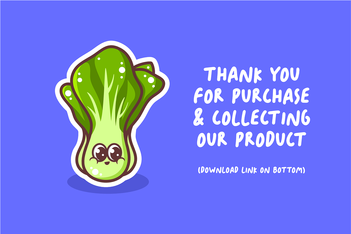 Cute Veggie - Character Set, a Food Illustration by Cruizy & Co (Photo 5 of 5)
