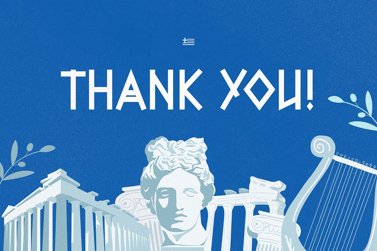 Greek Odyssey - Mythology Typeface, a Sans Serif Font by HipFonts (Photo 12 of 12)