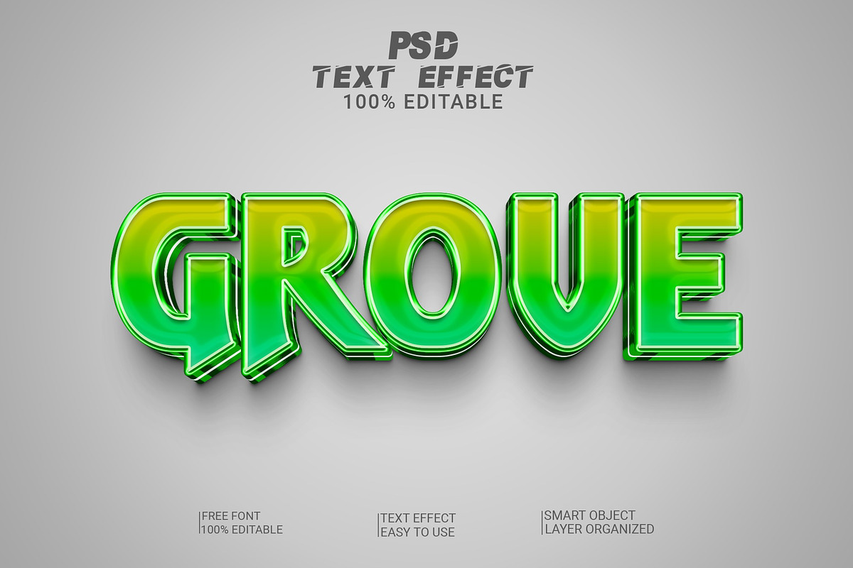 3d Grove Text Style Effect, a Layer Style Add-On by Md Imamul