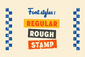 Vilanders - Vintage Stamp Font