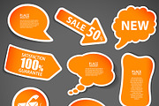 Stickers and Speech Bubbles, a Finance Illustration by TAlex (Thumbnail 2 of 7)