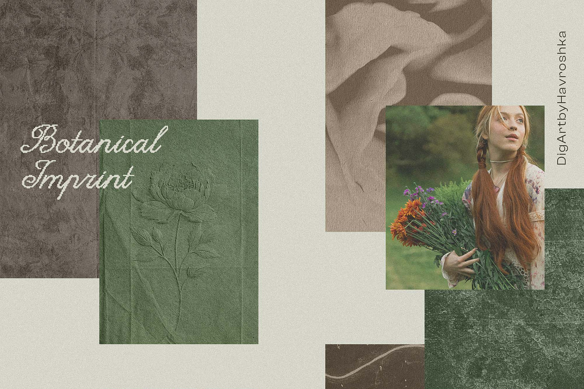 Botanical Imprint — Organic Papers, a Background Graphic by DigARTbyHavroshka (Photo 13 of 15)