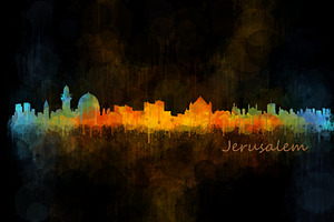 10x Files Pack Jerusalem Skylines