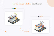 Isometric Industrial Illustrations, a Duotone Icon by Brickclay (Thumbnail 4 of 8)