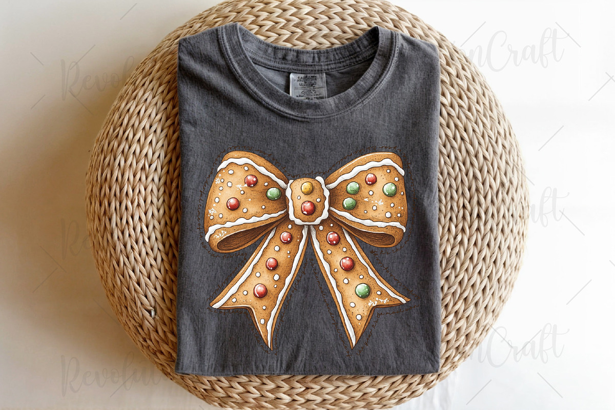 Gingerbread Coquette Christmas Png, an Illustration by OK Design (Photo 3 of 4)