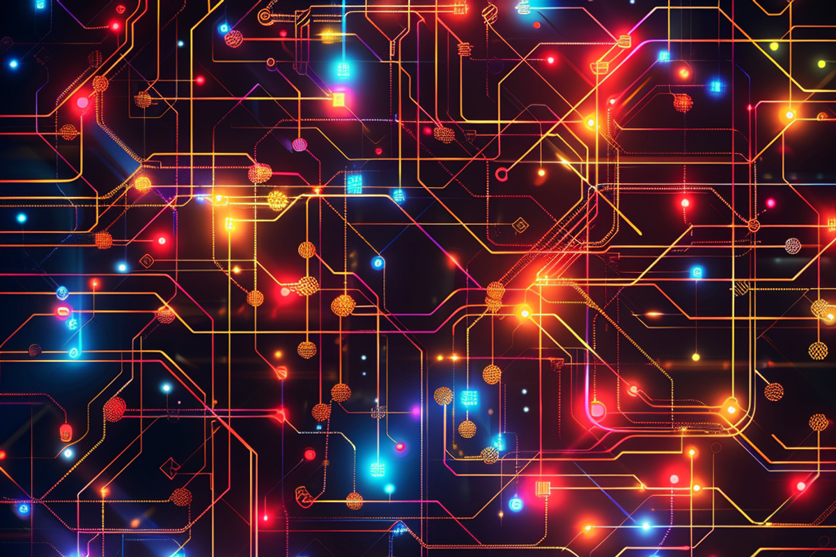 Digital & Technological Pattern, a Pattern Graphic by Printable Treasure (Photo 2 of 3)