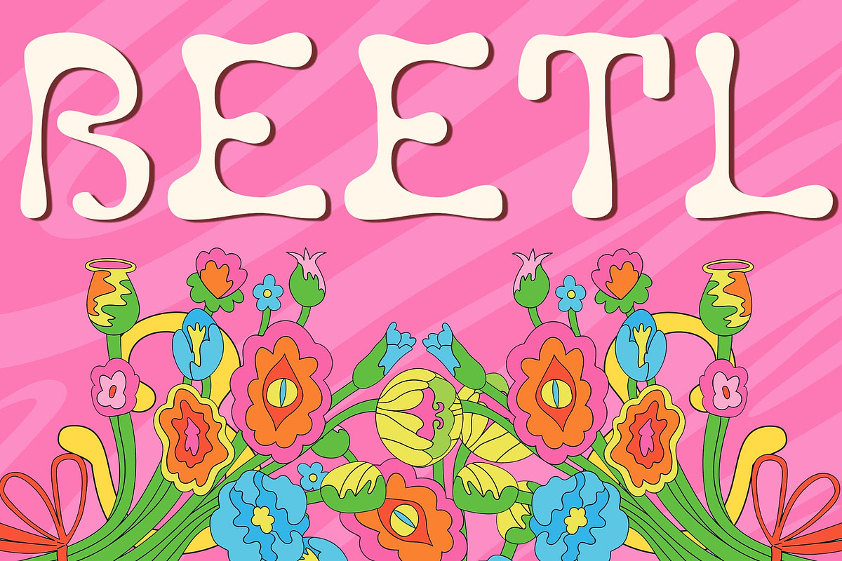 Peacy Blur, a Sans Serif Font by Craft Supply Co. (Photo 4 of 8)
