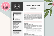 Professional CV Resume Template, a Resume Template by GResume (Thumbnail 1 of 7)