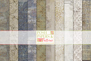 Vintage Ephemera Old Papers Bundle, a Pattern Graphic by Posh Papers & Patterns (Thumbnail 10 of 24)