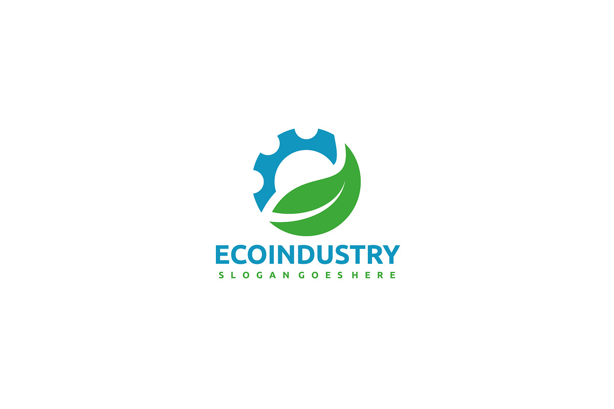 Eco Gear Logo, a Branding & Logo Template by 3ab2ou | Creative Market