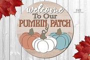 Pumpkin SVG | Fall Sign Laser Files, a Graphic by Cloud9DesignSVG (Thumbnail 1 of 3)