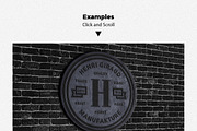 3D signboard logo mock +  templates, a Household Mockup by PrintPixel (Thumbnail 3 of 4)