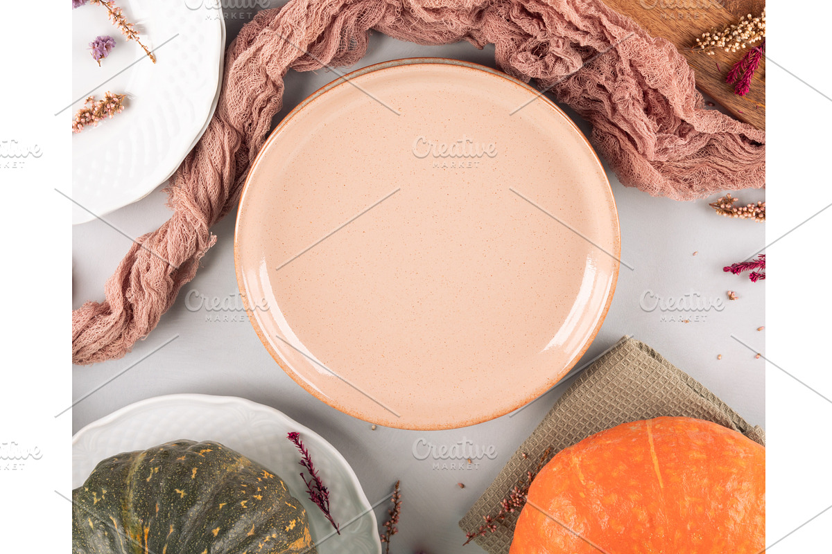 Fall thanksgiving table setting, a Food Illustration by Lifemorning