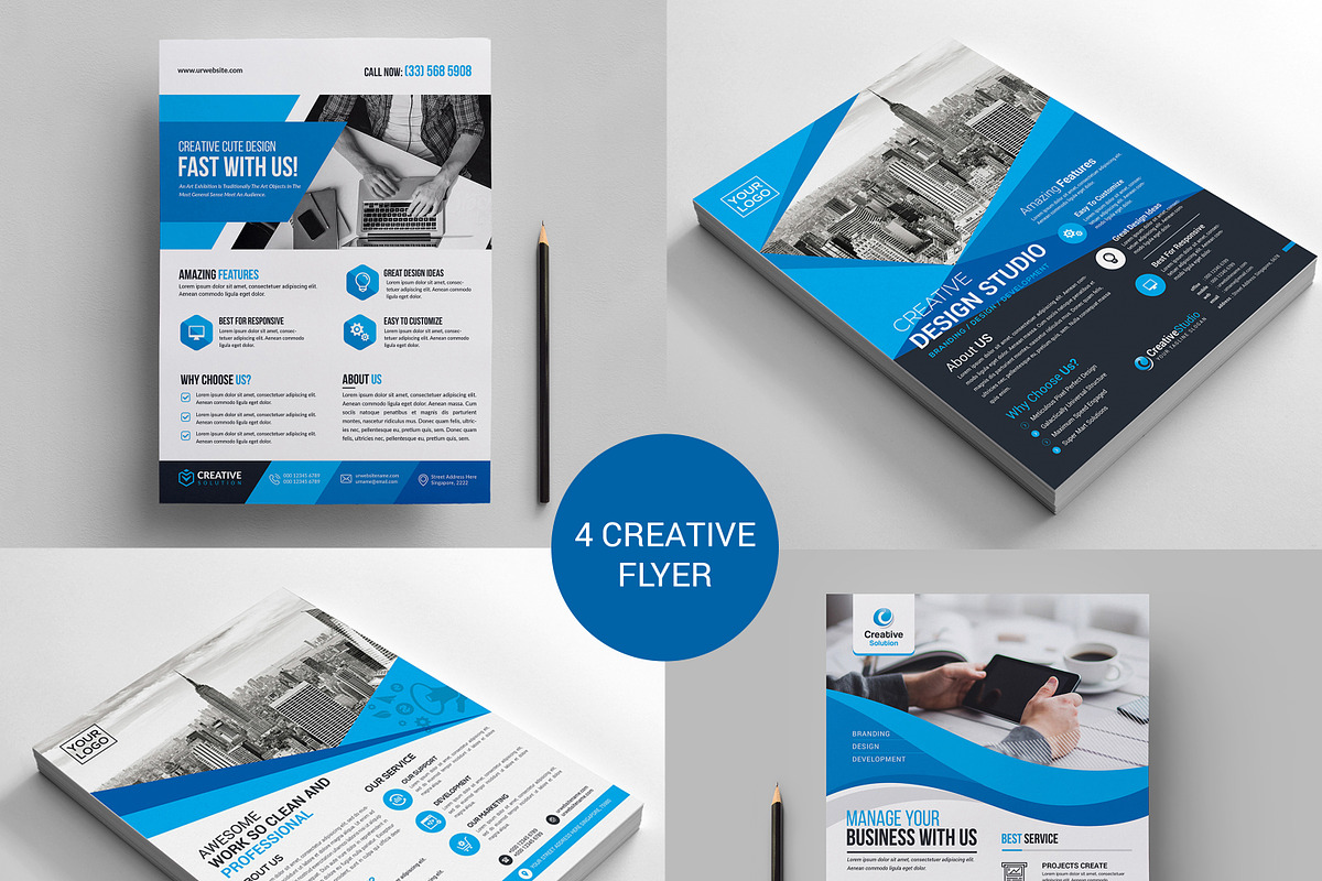 10 Business Flyer Bundle, a Flyer Template by GenerousArt (Photo 3 of 4)