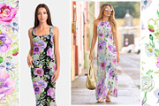 Pattern Collection, Purple Poppy, a Pattern Graphic by MitrushovaArt (Thumbnail 4 of 9)