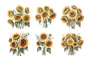 Watercolor Flowers in Soft Pastels, a Decorative Illustration by ForhadGFX (Thumbnail 11 of 11)