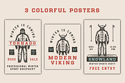 Winter Sports Bundle, a Branding & Logo Template by AkimD (Thumbnail 6 of 8)
