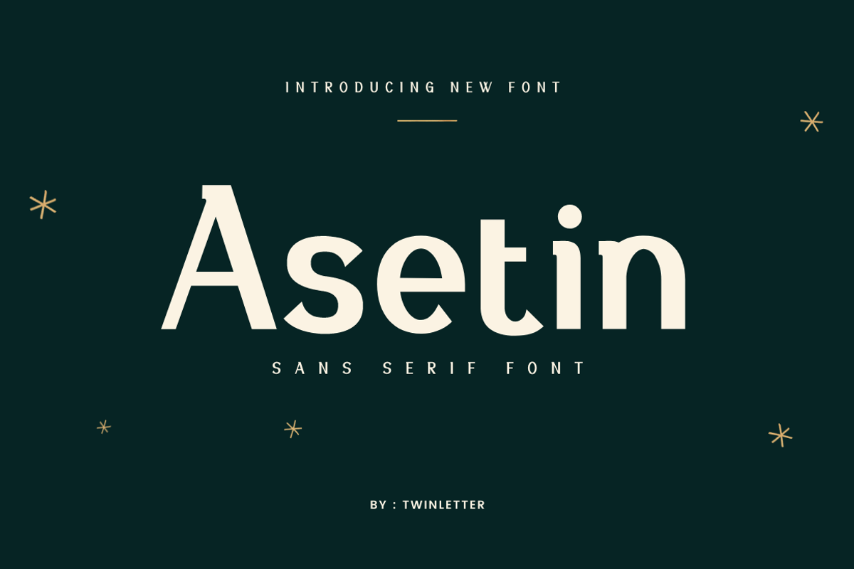 Asetin, a Sans Serif Font by twinstd (Photo 1 of 12)