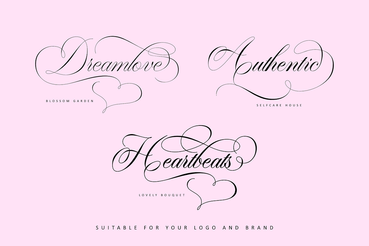 Garncoleia - Romantic Script Family, a Script Font by Sealoung (Photo 4 of 12)