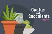 Vector illustration cactus, an Object Graphic by BSVIT (Thumbnail 1 of 4)