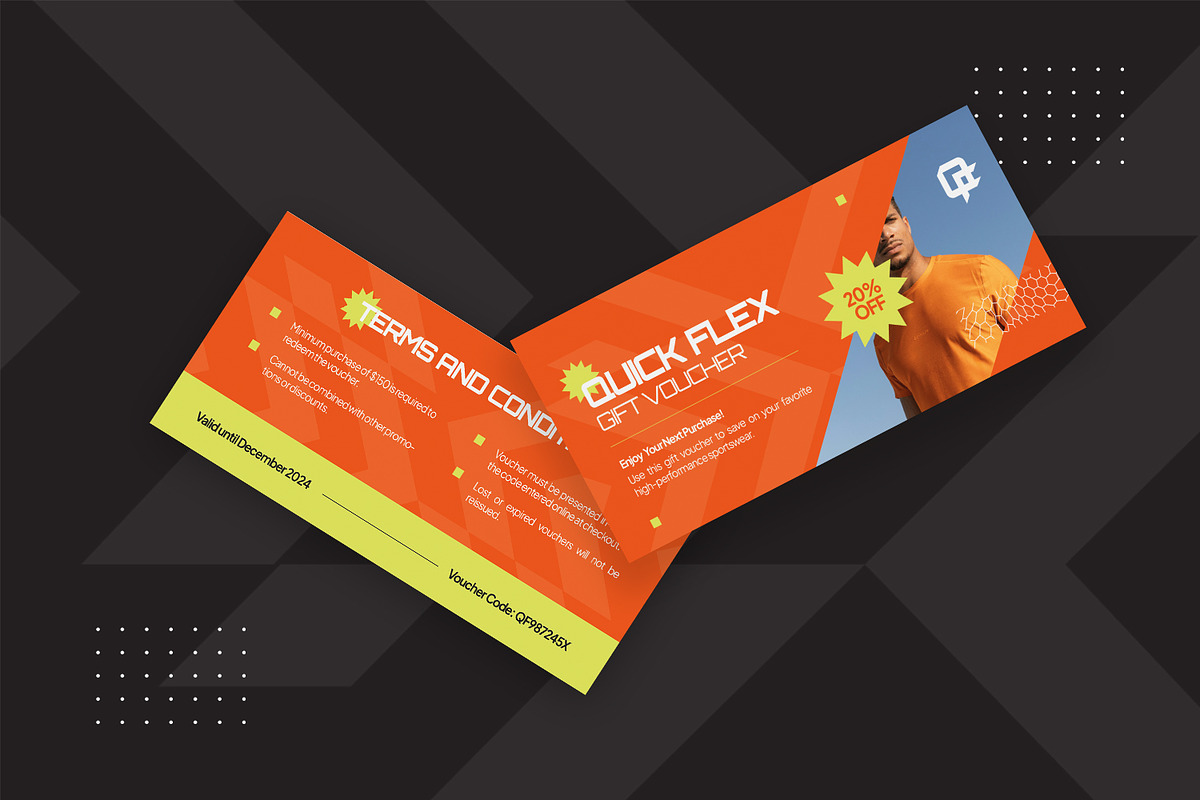 Quick Flex - Gift Voucher, a Print Template by StreaksideStd (Photo 2 of 3)