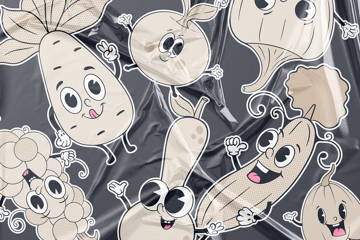 Vege Character Collection, an Illustration by Alina Sh (Photo 4 of 8)