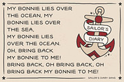 Sailors Diary Font Bundle, a Sans Serif Font by BAD TASTE (Thumbnail 5 of 14)