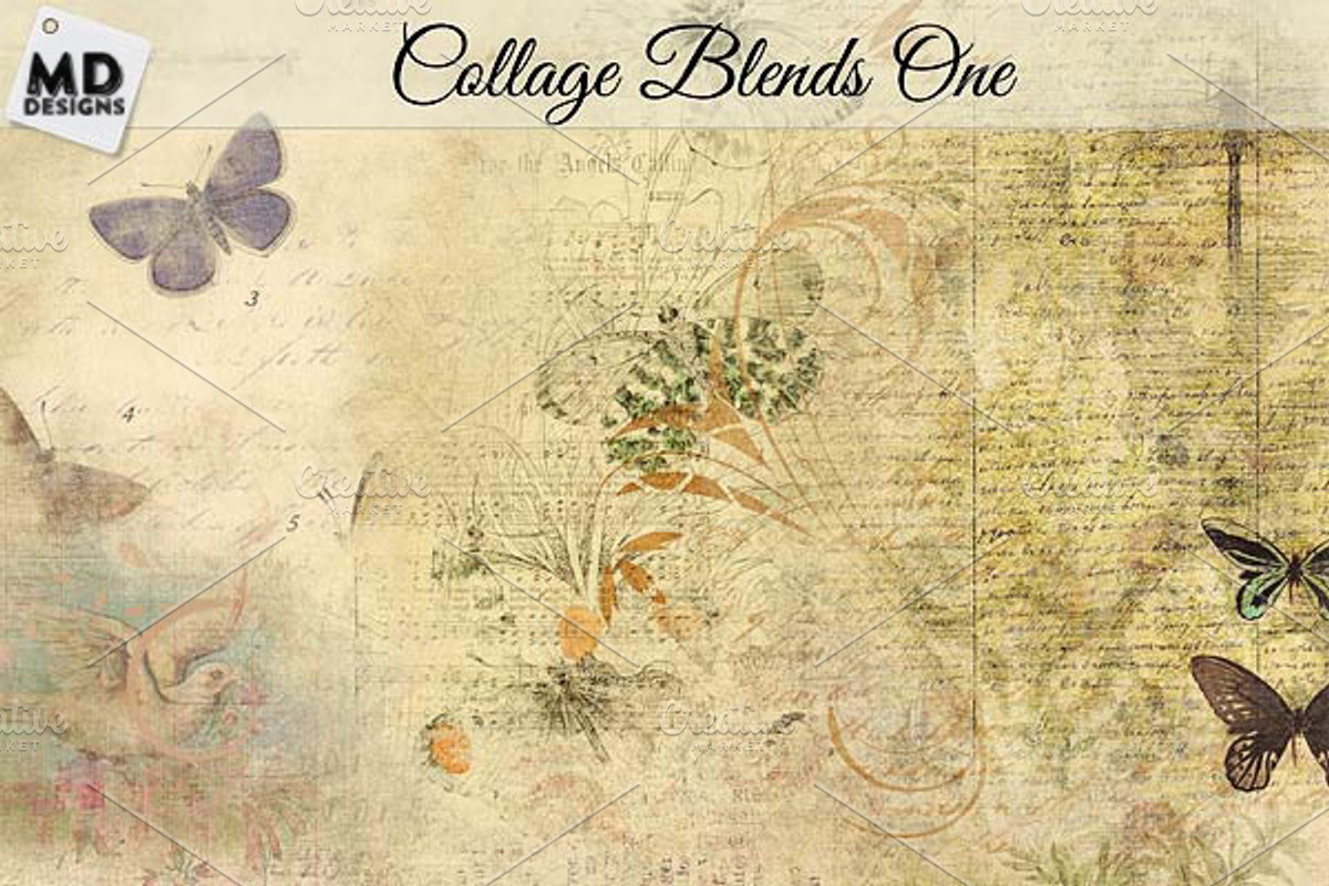 Collage Overlay Patterns