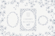 Cherry Blossom Vector Bundle, an Object Illustration by Sensual Art (Thumbnail 1 of 7)