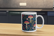 Maximalist Mushroom Tapestry Pattern, a Pattern Graphic by FloridPrintables (Thumbnail 9 of 12)