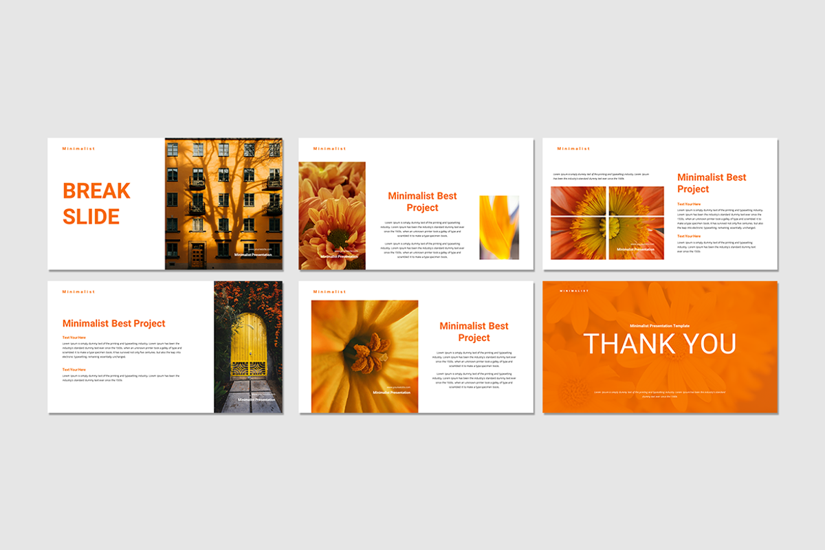 Minimalist - PowerPoint Template, a Presentation Template by QR Design ...