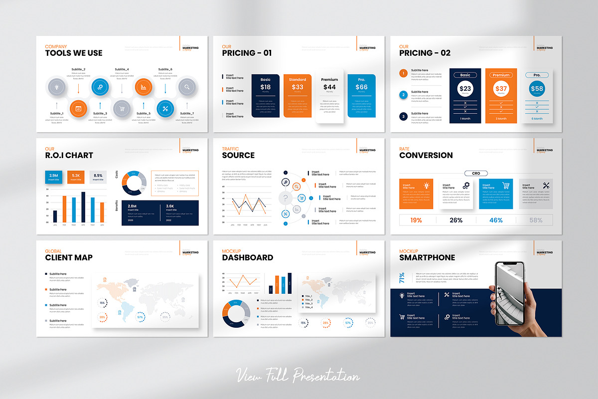 Marketing Agency PowerPoint Template, a Presentation Template by StyleArt (Photo 8 of 9)