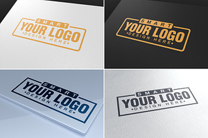 100 Logo Mockups Bundle Vol.3