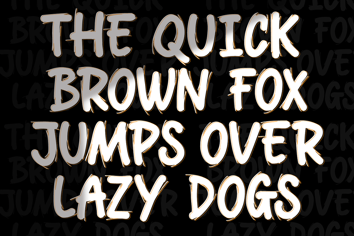 Brown Bear, a Handwritten Font by Linecreative (Photo 3 of 12)