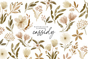 watercolor vintage botanical flowers, an Illustration by beatriceviyiwi (Thumbnail 9 of 10)