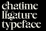 chatime - a bold ligature font, a Serif Font by NYDESIGN (Thumbnail 7 of 11)
