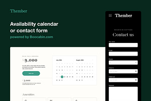 Thember - Figma Template for Cabins