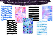 Wedding Watercolor Hand-drawn Set, an Invitation Template by Spencerian Sisters (Thumbnail 4 of 7)
