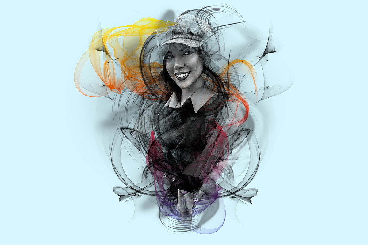 10 Smoke Fog Powder Photo Effect, an Action Add-On by MRI STUDIO (Photo 7 of 11)