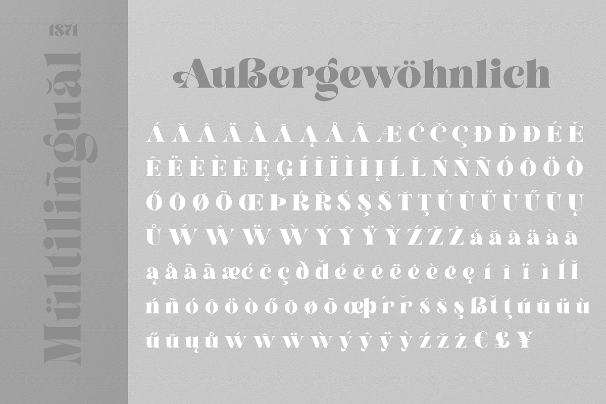 Kinder Font, a Serif Font by 1871 Project