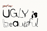 Ragtag - Messy Hand-Lettered Font, a Handwritten Font by Lilithcollageart (Thumbnail 6 of 9)