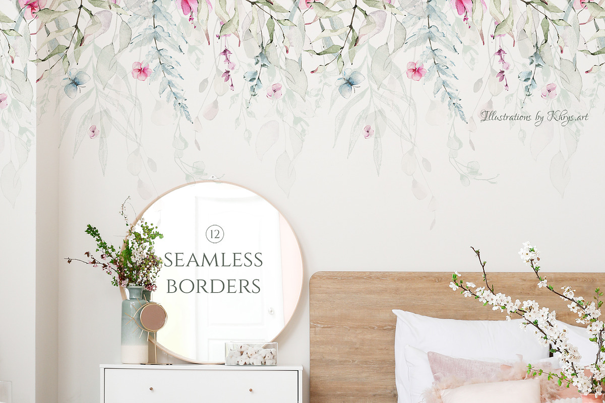 Delightful Nature. Floral watercolor, an Object Illustration by Khrys.art (Photo 8 of 18)