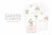 Garden Florals Botanical Set, an Illustration by White Lane Studio (Thumbnail 8 of 9)