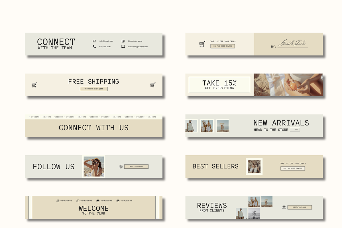 Email Marketing Newsletter Template, an Email Template by Branding Babe Co. (Photo 6 of 9)
