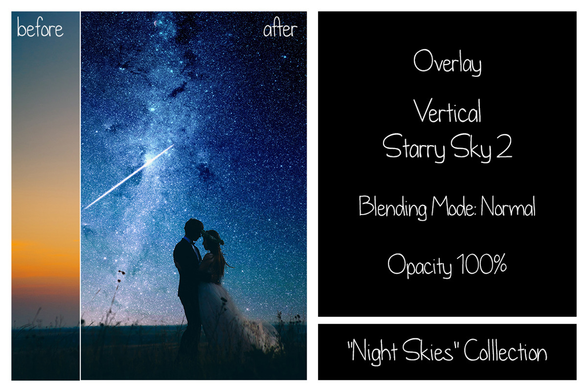 50 Night Sky Overlays, a Texture Graphic by LovePhotoMoment (Photo 8 of 16)